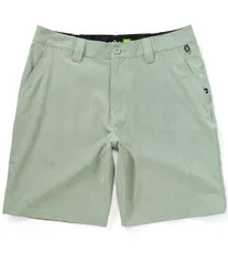 クイックシルバー メンズ ボトムス ハーフパンツ・ショーツ ショートパンツ Quiksilver Union Heather Amphibian 20 Outseam Hybrid Shorts Grのサムネイル