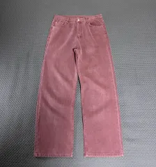 INTEMPOMOOD アグリー ダイング デニムパンツ バーガンディ Lのサムネイル