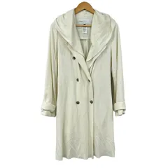 DOUBLE STANDARD CLOTHING(ダブルスタンダードクロージング) コート サイズ38 M レディース美品  アイボリー 春/秋/ダブルのサムネイル