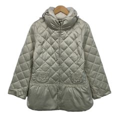 スーパービューティー☆44☆新品タグ付きレース使いのライトダウン 