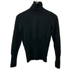 DSQUARED2(ディースクエアード) 長袖セーター サイズL レディース美品  黒 タートルネックのサムネイル