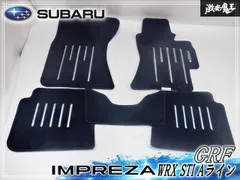 スバル 純正 GRF インプレッサ WRX STI Aライン C型 ノーマル フロアマット 5枚 1台分 内装 ブラックのサムネイル