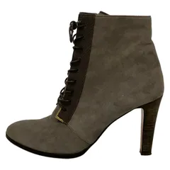LANVIN(ランバン) ショートブーツ 24 1/2 レディース グレー ファスナーありのサムネイル