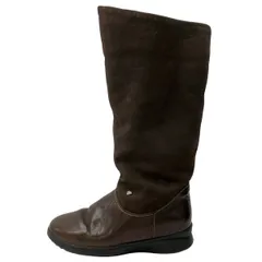 Finn Comfort(フィンコンフォート) ロングブーツ 4 レディース - ダークブラウン レザー、ムートンのサムネイル