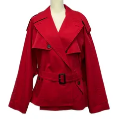 Mila Owen(ミラオーウェン) トレンチコート サイズO レディース美品  - レッド 長袖/春/秋のサムネイル