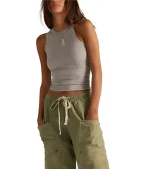 フリーピープル レディース トップス タンクトップ ハイネック ノースリーブ Free People Soft Seamless Modal High Neck Sleeveless Tank Heaのサムネイル
