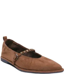 アッシュ レディース シューズ パンプスエード ASH Bella Suede Studded Mary Jane Flats Chestnutのサムネイル