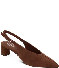 アッシュ レディース シューズ ヒール スエード ASH Vera Suede Slingback Pumps Mink ミンクのサムネイル