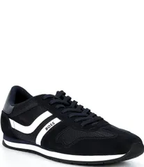 ヒューゴボス メンズ シューズ スニーカー Hugo Boss Mens Levon Color Block Runner Sneakers Dark Blue ブルーのサムネイル
