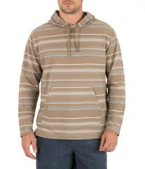 ハーレー メンズ アウター パーカー・スウェット Hurley Striped Long Sleeve Hooded Poncho Woodside ストライプのサムネイル