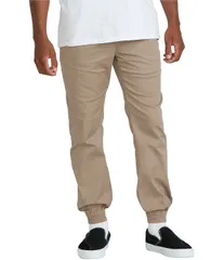 ボルコム メンズ ボトムス カジュアルパンツ ジョガーパンツ Volcom Frickin Slim Joggers Khaki カーキのサムネイル