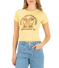 ハーレー レディース トップス シャツ Hurley Short Sleeve Sandbar Baby Tee Sunshineのサムネイル