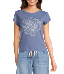 ロキシー レディース トップス シャツ Roxy Stitched Bloom Short Sleeve TShirt Wild Windのサムネイル
