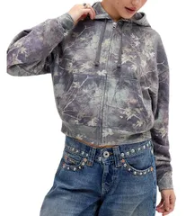 アーバンアウトフィッターズ レディース アウター ジャケット・ブルゾン パーカー BDG Urban Outfitters Camo Zip Hoodie Jacket Brown Camo ブラウンのサムネイル