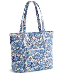 ベラブラッドリー レディース バッグ コットン Vera Bradley x Lilo Stitch Leafy Blooms Original Premium Cotton Zip Tote Bagのサムネイル