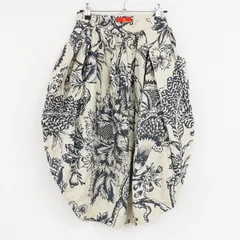 Vivienne Westwood  ヴィヴィアンウエストウッド スカート 変形 バルーン ボタニカル柄 リネン ベージュ イタリア製 レディース 38 b02573のサムネイル