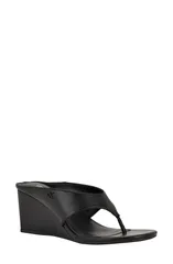 カルバンクライン レディース シューズ ヒール サンダル Calvin Klein Marchela Wedge Sandal Black ブラックのサムネイル