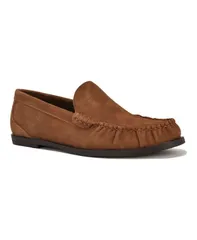 ナインウェスト レディース シューズ スリッポン・ローファー Nine West Womens Postit Flat SlipOn Loafers Brown Suede ブラウンのサムネイル