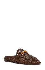 スティーブ マデン レディース シューズ スリッポン・ローファー Steve Madden Radford Bit Mule Brown Leather ブラウンのサムネイル