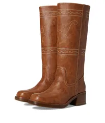 フライ レディース シューズ ブーツ・レインブーツ Frye And Co Miranda Bridle Stitch Caramelのサムネイル