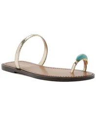 アレッツォ レディース シューズ サンダル Arezzo Womensophie Flat Sandal Platinoのサムネイル