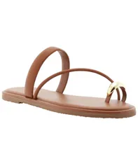 アレッツォ レディース シューズ サンダル Arezzo Womens Pamela Toe Ring Flat Sandalsoul Natureのサムネイル