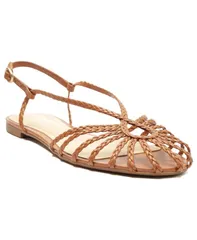 アレッツォ レディース シューズ サンダル Arezzo Womens Paola Flat Sandals Brown ブラウンのサムネイル