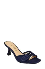ゲス レディース シューズ パンプス サンダル GUESS Dista Slide Sandal Women BLUE ブルーのサムネイル