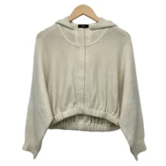 theory(セオリー) ブルゾン サイズS レディース美品  - アイボリー 長袖/ニット/ジップアップ/春/秋のサムネイル