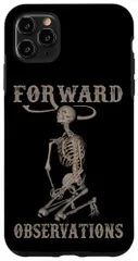 iPhone 11 Pro Max Praying Skeleton Forward Observation Cool Art スマホケース
