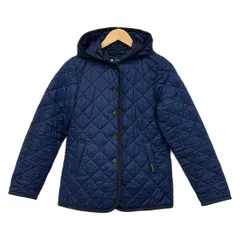 LAVENHAM(ラベンハム) ブルゾン サイズ38 M レディース美品  - ネイビー×ダークネイビー 長袖/キルティング/中綿/冬のサムネイル