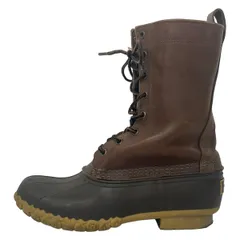 L.L.Bean(エルエルビーン) ショートブーツ メンズ - ダークブラウン インソール取外し可/レースアップ レザーのサムネイル