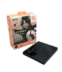 バッファロー スマートフォン用CDレコーダー ラクレコ ケーブルモデル RR-C1-BK/N BUFFALOのサムネイル