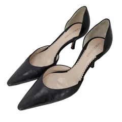 ジョルジオアルマーニ Giorgio Armani MADE IN ITALY ポインテッドトゥ レザー ヒールパンプス レディース  34 1/2のサムネイル