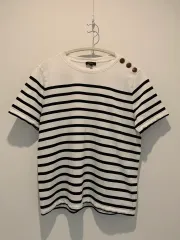 レディース マッシモ ドゥッティ ストライプ Tシャツ Mのサムネイル