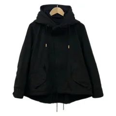 THE RERACS(リラクス) ブルゾン サイズ38 M レディース - 黒 長袖/ジップアップ/フード着脱可/春/秋のサムネイル