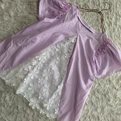 《良品》Chesty お花刺繍ブラウス ピンク 0 可愛い 華やか オシャレのサムネイル