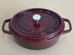 STAUB ストウブ PICO COCOTTE OVAL 27cm 3.20L グレナディンレッド 両手鍋 IH対応のサムネイル