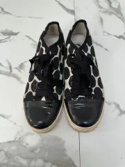 LANVIN ドット パータン エナメル デザインテープ スニーカーのサムネイル