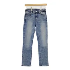 mother THE MID RISE DAZZLER ANKLE 加工デニム ストレッチ デニムパンツ ライトブルー レディース マザー【中古】6-0720G∞のサムネイル