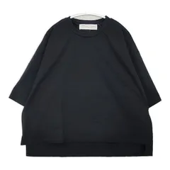 Midi-umi 日本製 コットン ワイド 半袖Ｔシャツ カットソー ブラック レディース ミディウミ【中古】6-0720S∞のサムネイル