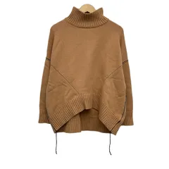 CINOH(チノ) 長袖セーター サイズ36 S レディース美品  - オレンジ×黒 ハイネックのサムネイル