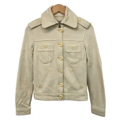 MOSCHINO(モスキーノ) ブルゾン サイズI 40 レディース - アイボリー 長袖/JEANS/裏起毛/秋/冬のサムネイル