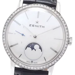 ゼニス ZENITH 16.2320.692 エリート・レディ ムーンフェイズ ダイヤベゼル 自動巻き レディース 良品 _968957のサムネイル