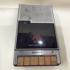 ジャンク SONY カセットレコーダー TCM-242 昭和レトロ 修理 部品取り