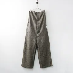 未使用 2023AW アパルトモン L'Appartement CHECK HANDSOME ALL IN ONE チェック ベアオールインワン 38■ベージュ【2400015092980】のサムネイル