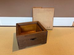 煎茶道具 衝立 炉屏 桐材 山水画 手書き 銘あり - メルカリ