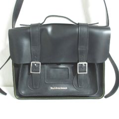 良品 Dr. Martens ドクターマーチン サッチェルバッグ 11インチ ブラック メンズ レディース 古着 中古 USED