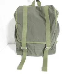 美品 MHL. エムエイチエル マーガレットハウエル vintage washed nylon バックパック リュック カーキグリーン レディース 古着 中古 USEDのサムネイル