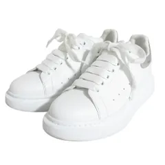 良品 Alexander McQueen アレキサンダーマックイーン オーバーサイズド レザー スニーカー 553770 サイズ37 ホワイト レディース 古着 中古 USEDのサムネイル